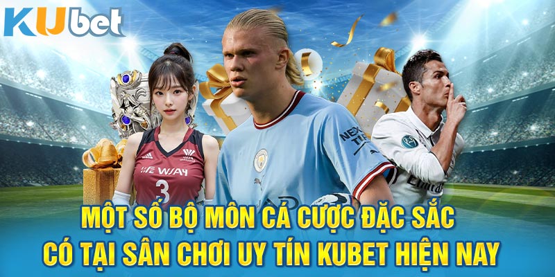 Một số bộ môn cá cược đặc sắc có tại sân chơi uy tín Kubet hiện nay